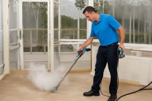 Professional deep carpet cleaning service