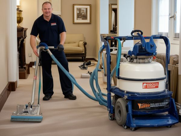 Professional carpet restoration equipment and process